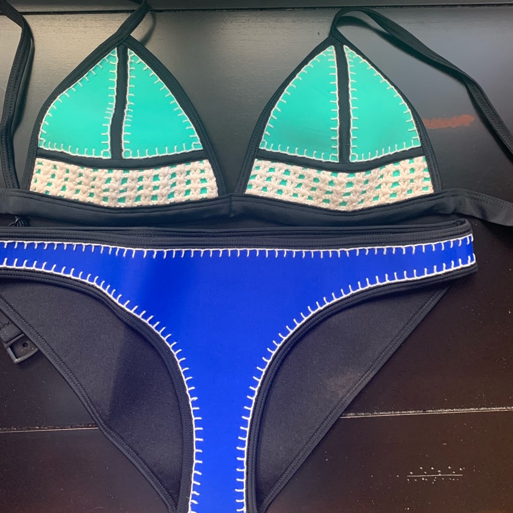 Crotchet neoprene bikini